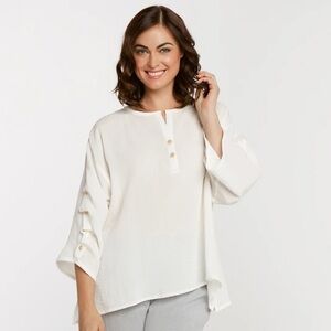 Fridaze 100% Linen Pullover Size Large
